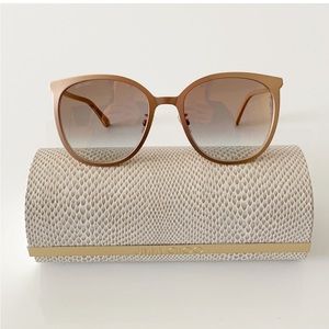 Jimmy Choo Pink Mirrored Sunglasses